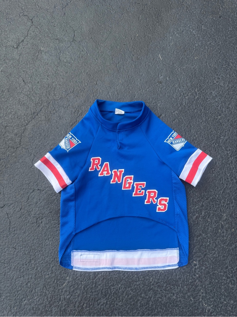 Pets First New York Rangers NHL Dog Hockey Jersey Size XL